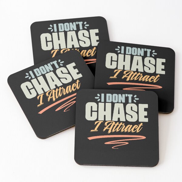 Item preview, I Don't Chase I Attract Retro Manifesting Vibe For Optimists designed and sold by Nessshirts.