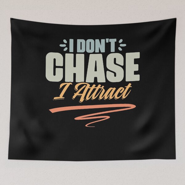 Item preview, I Don't Chase I Attract Retro Manifesting Vibe For Optimists designed and sold by Nessshirts.