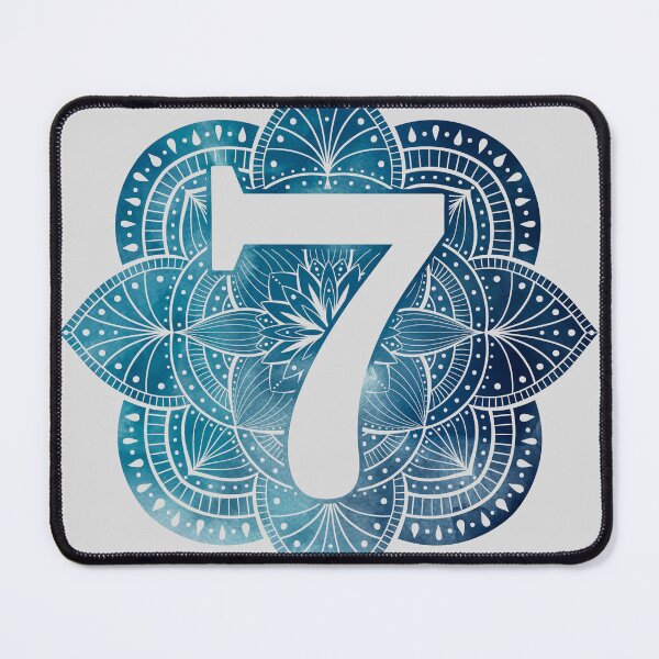 Item preview, Number 7 Mandala Monogram designed and sold by BuBuchi.