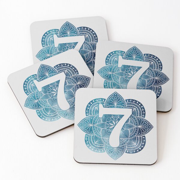 Item preview, Number 7 Mandala Monogram designed and sold by BuBuchi.