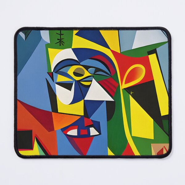 Item preview, Colorful Cubist Artwork, Geometric Shapes, Minimaslit Design, Special designed and sold by syncscollective.