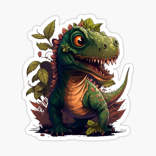 Item preview, Dinosaure anime si mignon designed and sold by Coolea.