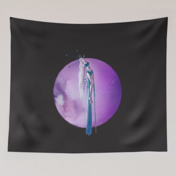 Item preview, Purple Starry night designed and sold by Nola-Art.
