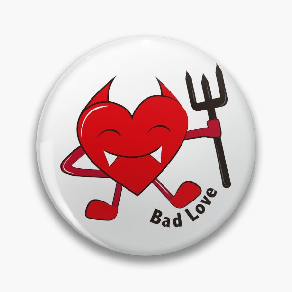 Item preview, bad love Devil heart. Adorable but full of evil. designed and sold by ennablues.