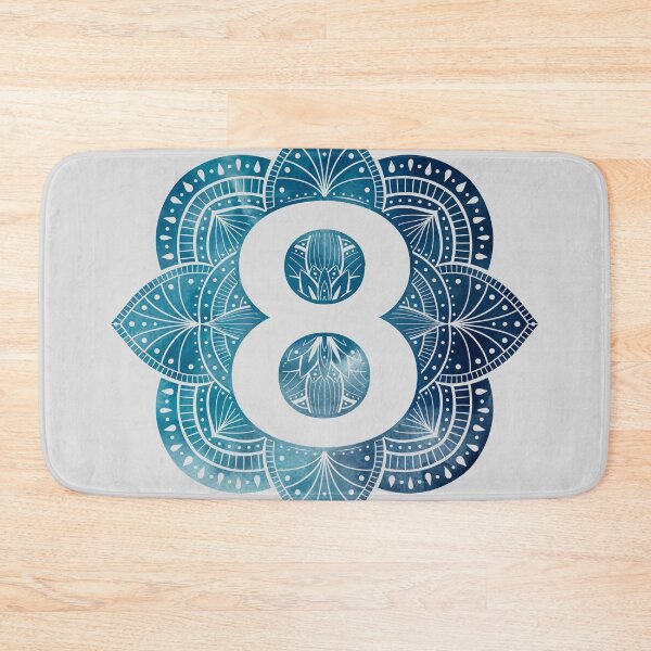 Item preview, Number 8 Mandala Monogram designed and sold by BuBuchi.