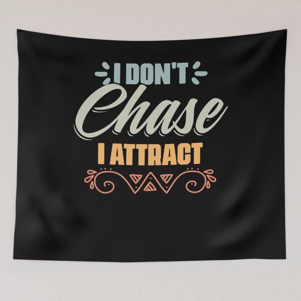 Item preview, Retro I Don't Chase I Attract Manifesting Vibes An Optimist designed and sold by Nessshirts.