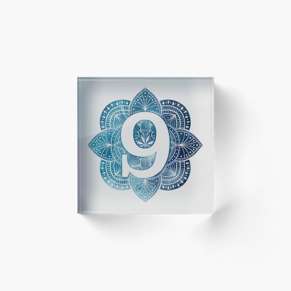Item preview, Monograma de mandala número 9 designed and sold by BuBuchi.