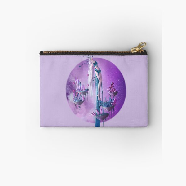 Aperçu de l'œuvre Magicienne et nuit étoilée violette créée et vendue par Nola-Art.
