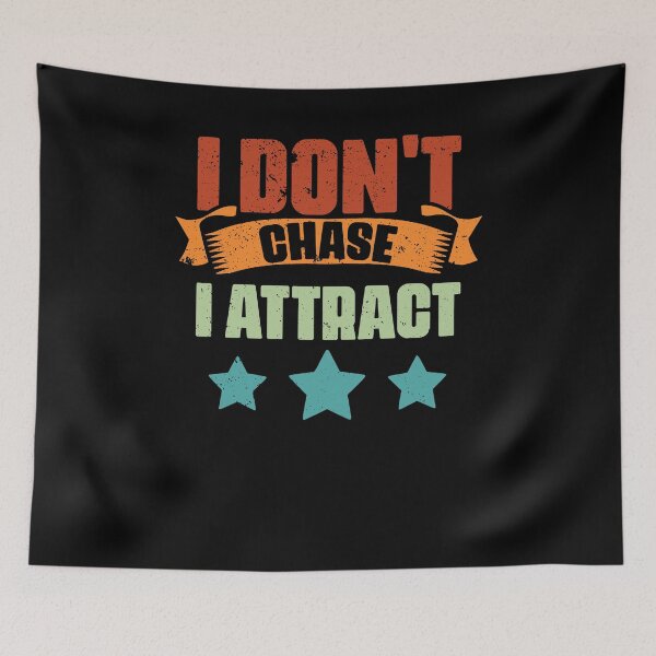 Item preview, Vintage Positive Vibes Manifestation I Don't Chase I Attract designed and sold by Nessshirts.