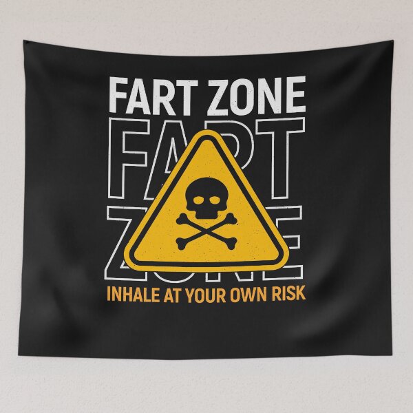 Item preview, Fart Zone - Funny Fart Zone Sign designed and sold by ChrisFeil.
