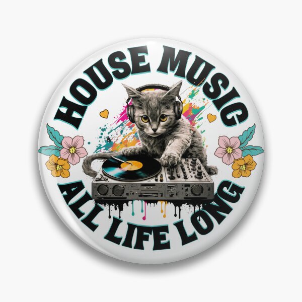Item preview, HOUSE MUSIC - All 9 Lives Long  designed and sold by Discothreadz.
