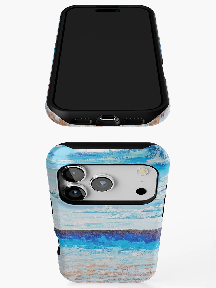 Thumbnail 3 of 4, iPhone Case, Ocean Blue designed and sold by RudyYoder.