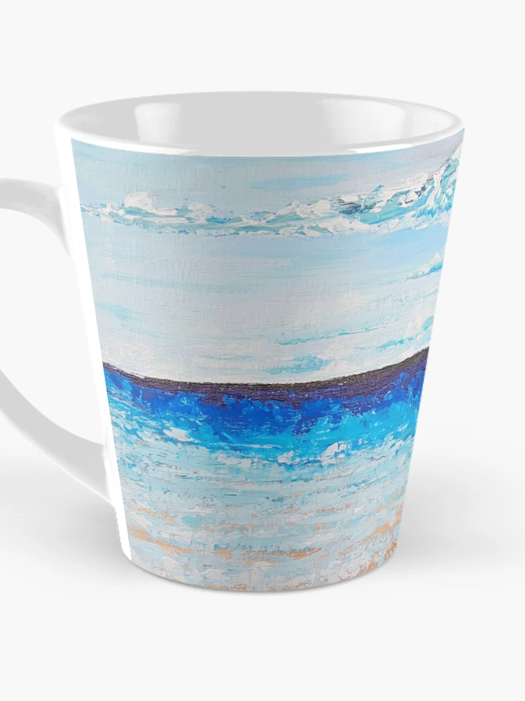 Thumbnail 3 of 4, Coffee Mug, Ocean Blue designed and sold by RudyYoder.