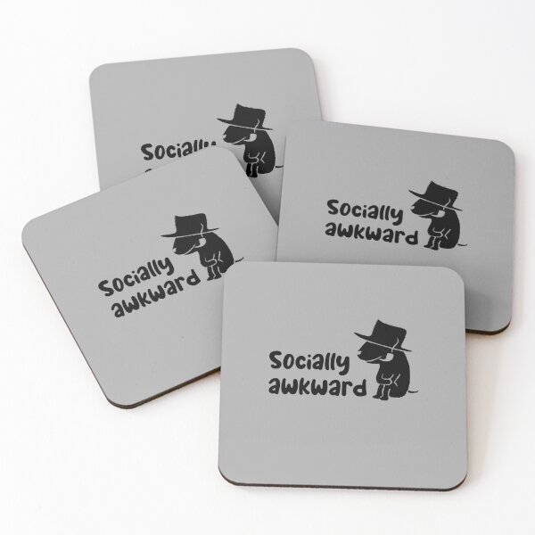 Item preview, Lonely mafia dog Socially awkward designed and sold by stripedcarpet.
