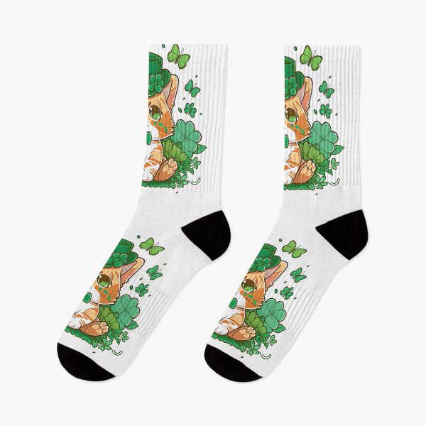 Item preview, Cat Leprechaun Kawaii Anime Funny Cat Lover Shamrock St Patrick's Day designed and sold by SecretDicer.