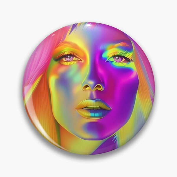 Item preview, Disco girl in neon colors designed and sold by Kawaii Girl.