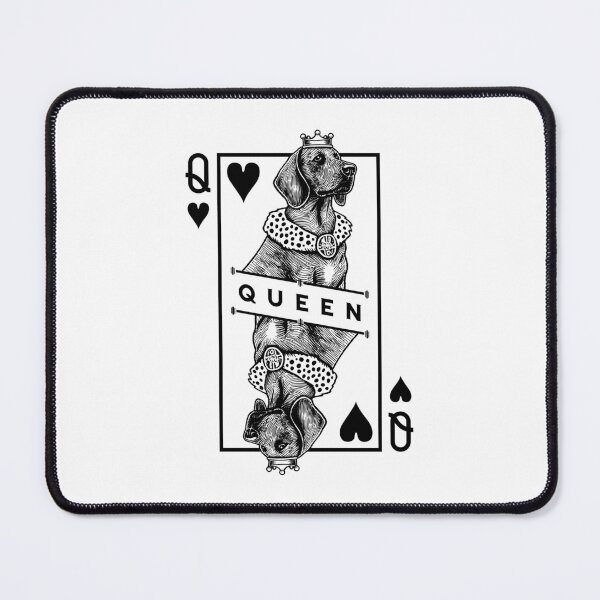 Item preview, Redbone Coonhound Queen Of Hearts Funny Dog Lover Pop Art designed and sold by GrandeDuc.