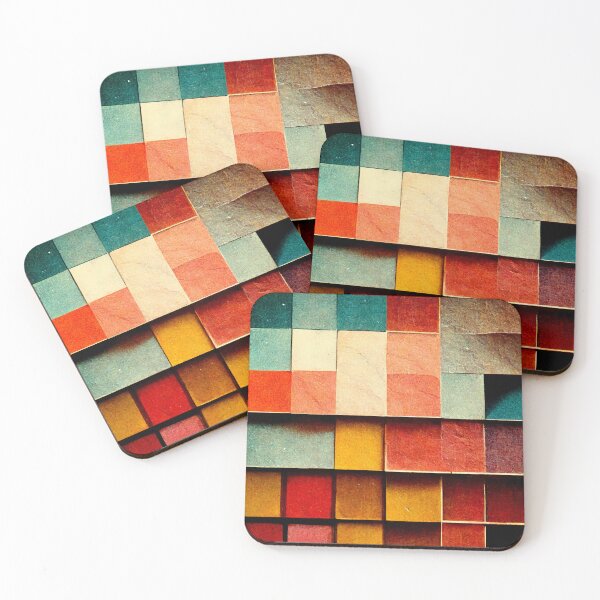 Item preview, Abstract pattern square vintage wood texture designed and sold by Obibobishop.