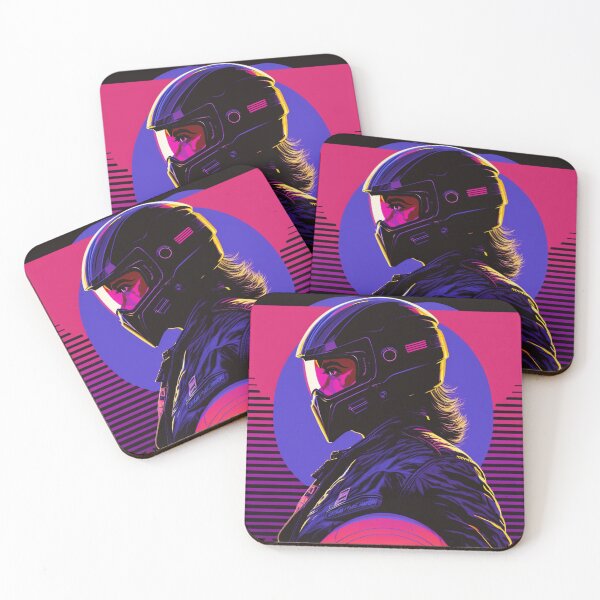 Item preview, Synthwave cyberpunk Racer designed and sold by RESToRAPTOR.
