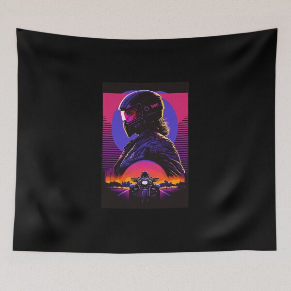 Item preview, Synthwave cyberpunk Racer designed and sold by RESToRAPTOR.