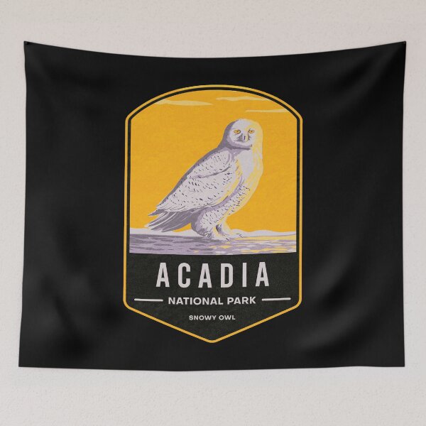 Item preview, Acadia National Park Snowy Owl designed and sold by JordanHolmes.