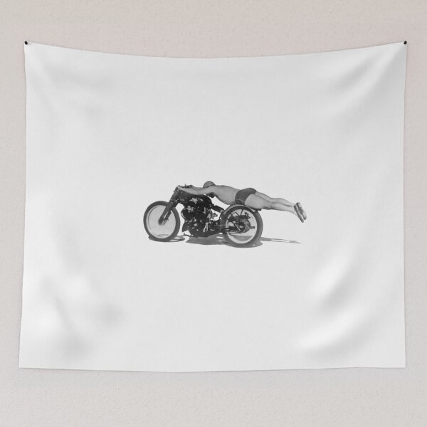 Item preview, Flat Out Retro Vintage Racing Motorbike designed and sold by Izoberu.