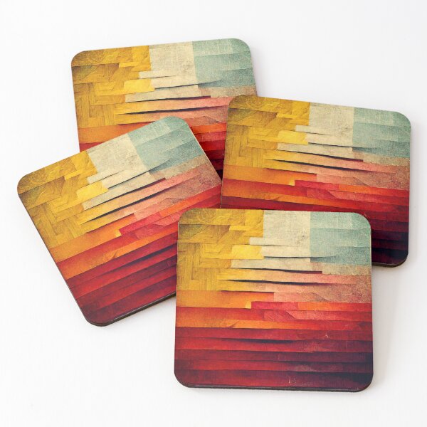 Item preview, Abstract pattern line vintage texture wood rectangle  designed and sold by Obibobishop.