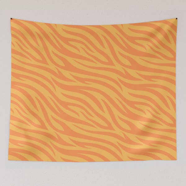 Item preview, Orange Tiger Skin Pattern designed and sold by Patternawy.