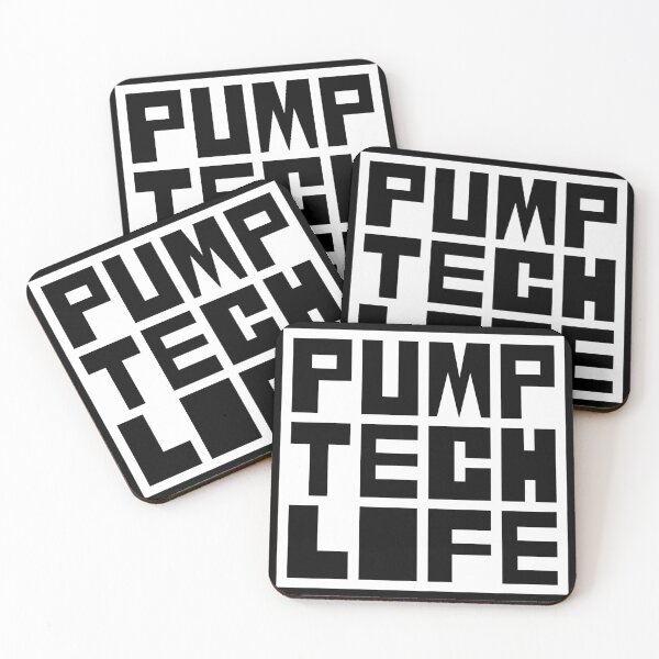 Item preview, Pump Tech Life - Block Design designed and sold by thesparkystore.