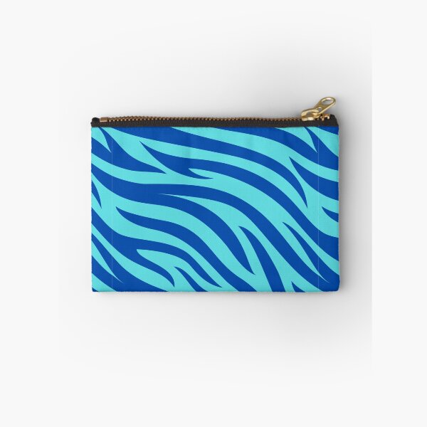 Artikelvorschau, Blaues cyan-blaues Tiger-Haut-Muster entworfen und verkauft von Patternawy.