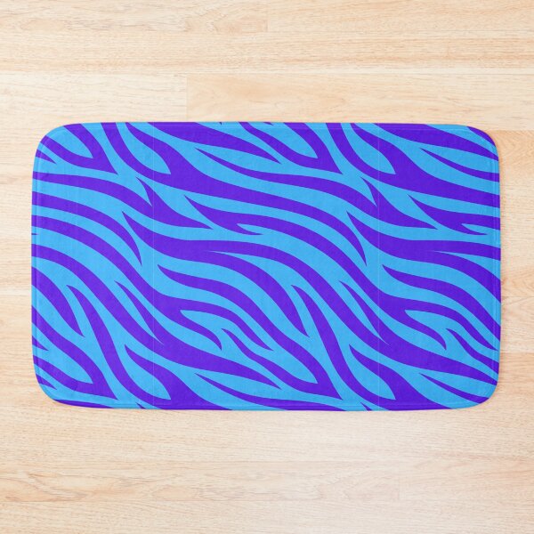 Item preview, Cyan Purple Tiger Skin Pattern designed and sold by Patternawy.