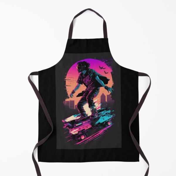 Item preview, Synthwave cyberpunk Skater designed and sold by RESToRAPTOR.