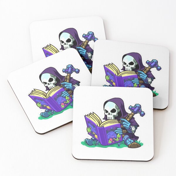 Item preview, Sticker Skeleton reading book designed and sold by xhemojashari.