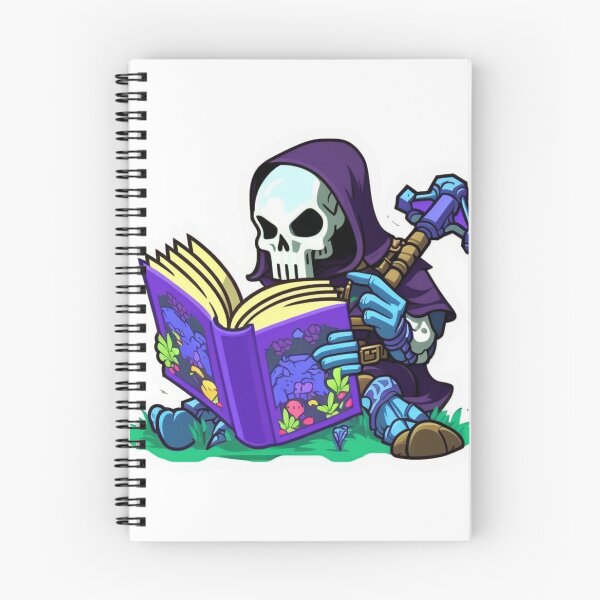 Item preview, Sticker Skeleton reading book designed and sold by xhemojashari.