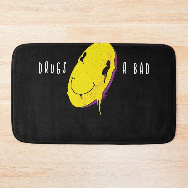 Item preview, Drugs are bad - smiley designed and sold by ChrisFeil.