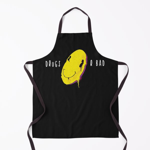 Item preview, Drugs are bad - smiley designed and sold by ChrisFeil.