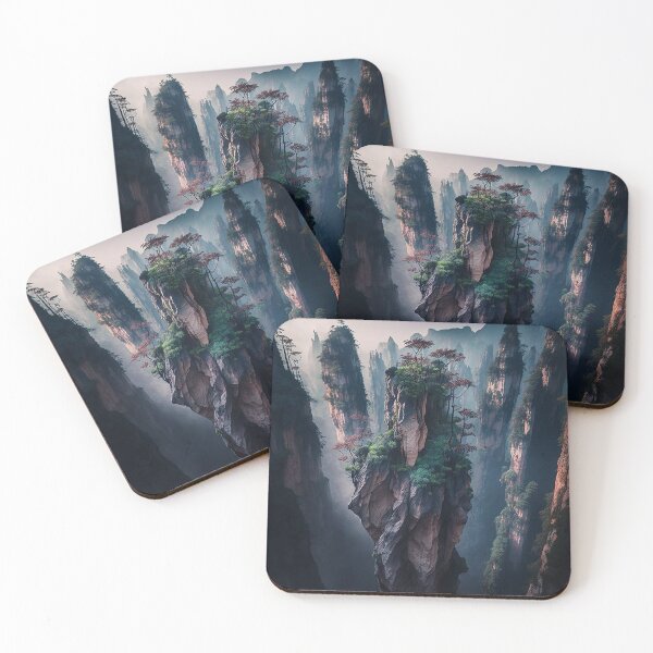Item preview, Exploring the Digital Wonders of Tianzi Mountain Art: A Journey Through a Virtual World designed and sold by BIBIHOX.