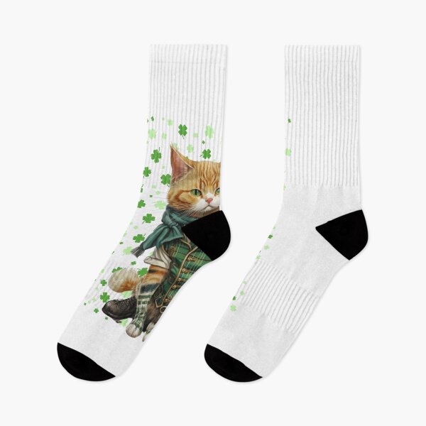Item preview, St Patricks Day Cat Leprechaun Funny Lucky Green Proud Irish designed and sold by Modern Outlet  ⭐⭐⭐⭐⭐.