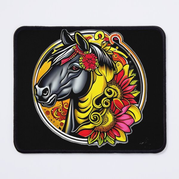 Item preview, Horse Dad Like A Regular Dad But Cooler Colorful Flowers designed and sold by kubix81.