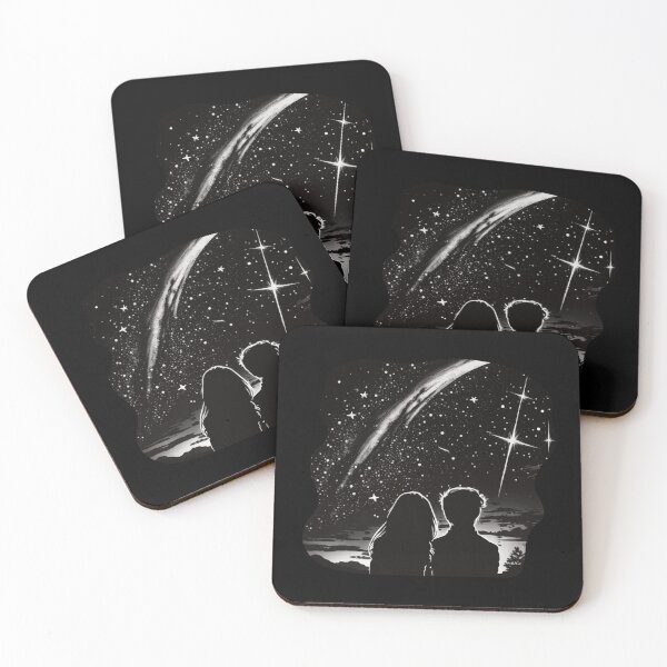 Item preview, couple watching a shooting star designed and sold by via-colab.