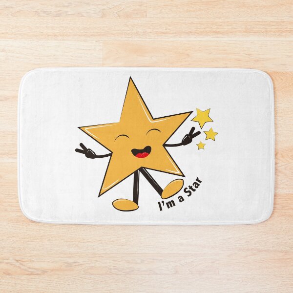 Item preview, "I am a star". It's true, it is. Full of light and adorable. designed and sold by ennablues.