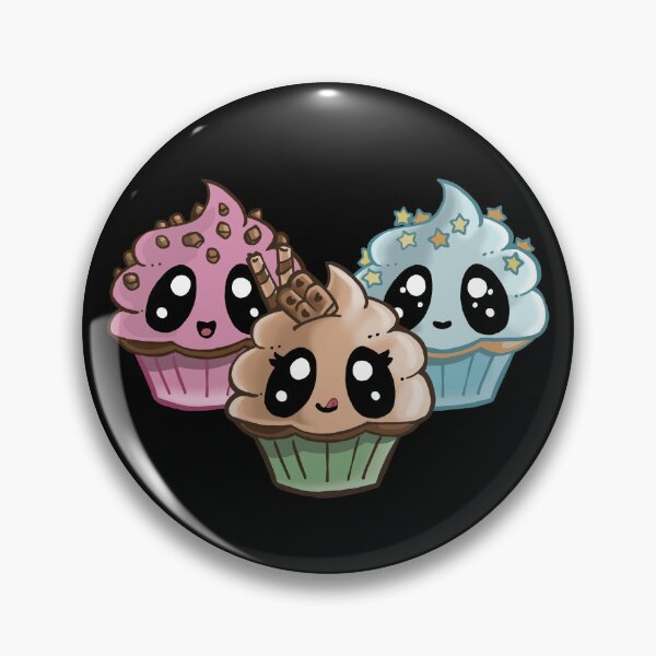 Artikelvorschau, Kawaii-Cupcakes entworfen und verkauft von RockBeeDesigns.