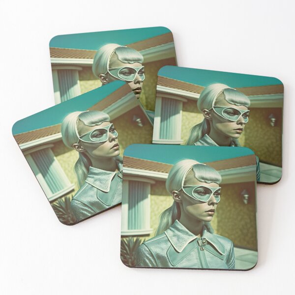 Item preview, Sci-fi Futuristic Woman in Suburbia  designed and sold by FuturistMe.