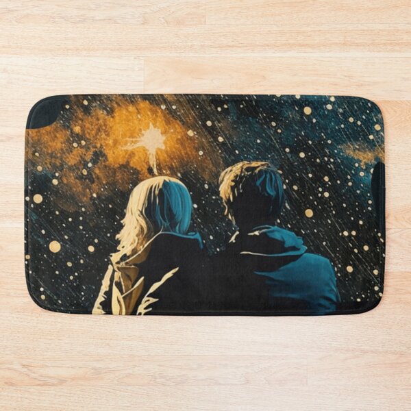 Item preview, couple watching  a shooting star   designed and sold by via-colab.