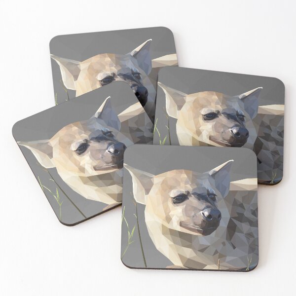 Item preview, Low Poly Hyena Lying Down designed and sold by ErinFCampbell.