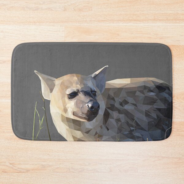 Item preview, Low Poly Hyena Lying Down designed and sold by ErinFCampbell.