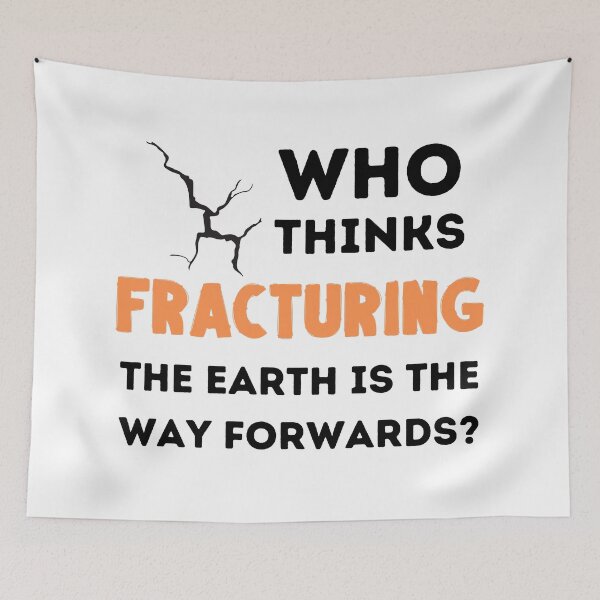 Item preview, Fracking is Fracturing the Earth - Not Good designed and sold by WritetheWrongs.