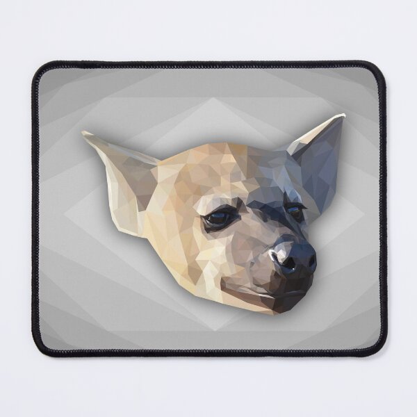 Item preview, Low Poly Hyena Head designed and sold by ErinFCampbell.