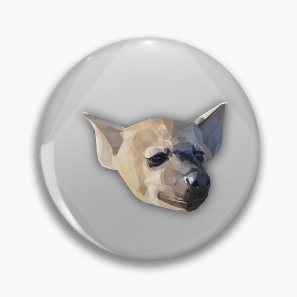 Item preview, Low Poly Hyena Head designed and sold by ErinFCampbell.