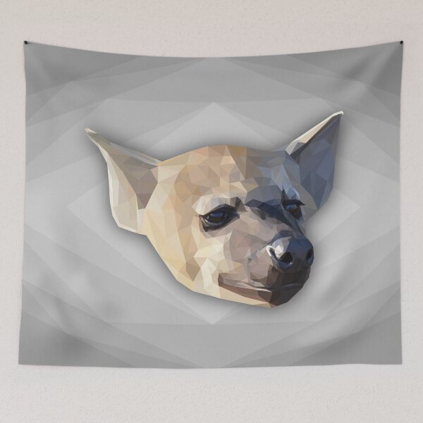 Item preview, Low Poly Hyena Head designed and sold by ErinFCampbell.